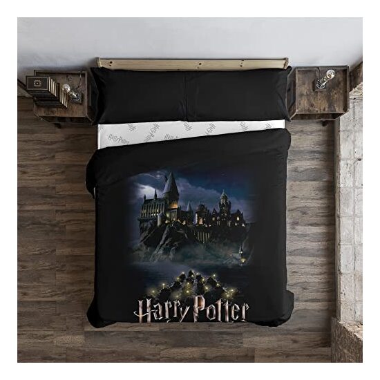 FUNDA NÓRDICA MICROSATÉN MODELO GO TO HOGWARTS PARA CAMA DE 105 (180X220 CM) image 1