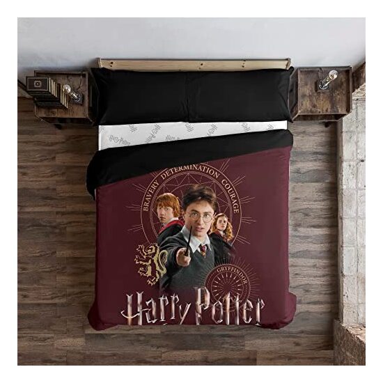 FUNDA NÓRDICA MICROSATÉN MODELO GRYFFINDOR BOND PARA CAMA DE 90 ( 155X220 CM.) image 0