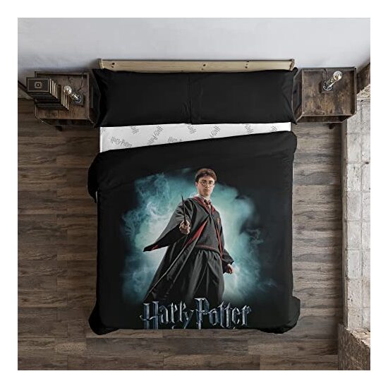FUNDA NÓRDICA MICROSATÉN MODELO HARRY POTTER PARA CAMA DE 80 (140X200 CM.) image 1