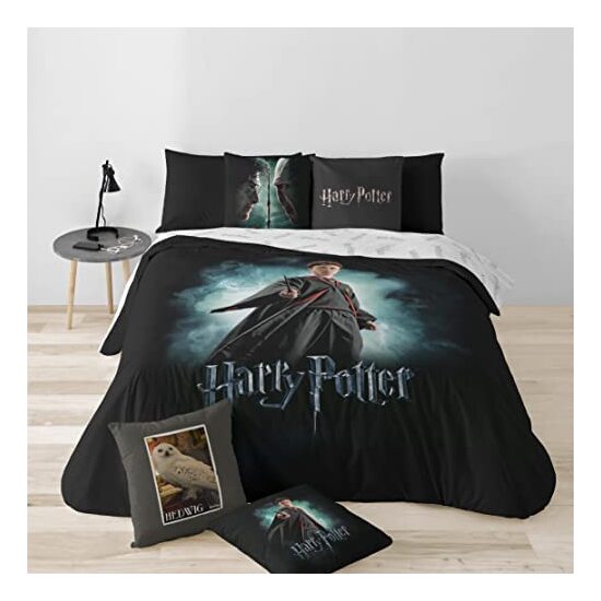 FUNDA NÓRDICA MICROSATÉN MODELO HARRY POTTER PARA CAMA DE 135/140 (220X220 CM) image 0