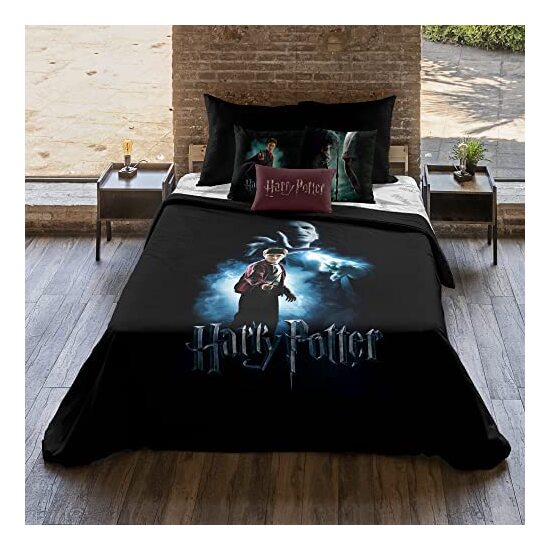 FUNDA NÓRDICA MICROSATÉN MODELO HARRY POTTER VS VOLDEMORT PARA CAMA DE 80 (140X200 CM.) image 3