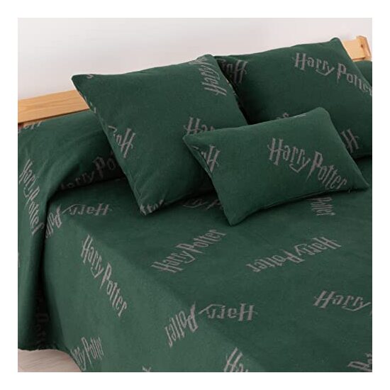 MANTA PLAID EXTRASUAVE 180X270 SLYTHERIN HARRY POTTER image 3