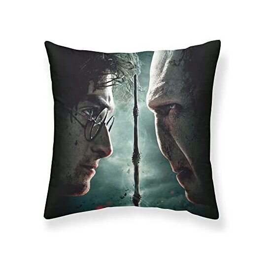 FUNDA ALMOHADA MICROSATÉN HARRY VS VOLDEMORT A 65X65 HARRY POTTER image 0