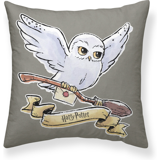 FUNDA ALMOHADA MICROSATÉN LITTLE HEDWIG A 65X65 HARRY POTTER image 0