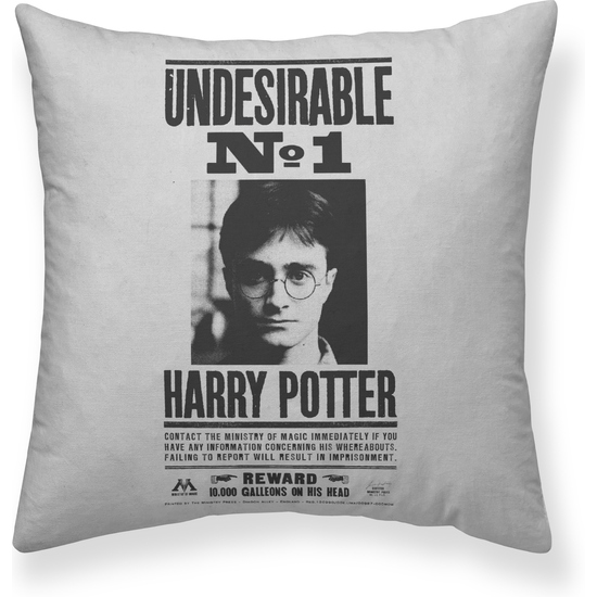 FUNDA ALMOHADA MICROSATÉN UNDESIRABLE A 65X65 HARRY POTTER image 0