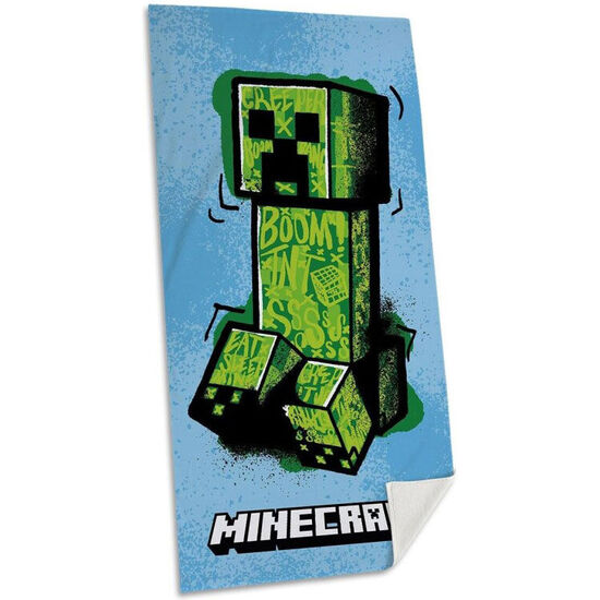 TOALLA MINECRAFT ALGODON image 0