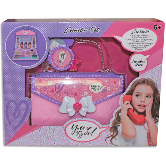 BLISTER SET COSMESTICA MAQUILLAJE BOLSO YOU GO GIRL image 0