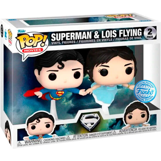 BLISTER 2 FIGURAS POP DC COMICS SUPERMAN & LOIS FLYING EXCLUSIVE image 0