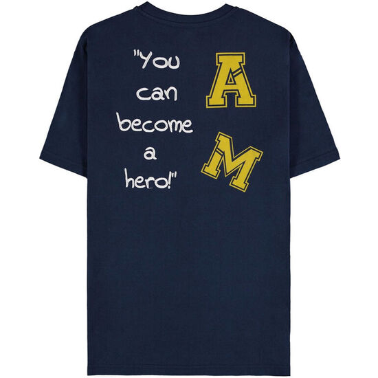 CAMISETA NAVY ALL MIGHT QUOTE MY HERO ACADEMIA image 1