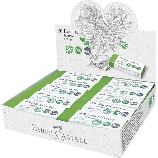 EXPOSITOR 20 GOMAS BORRAR FABER-CASTELL ECO image 0