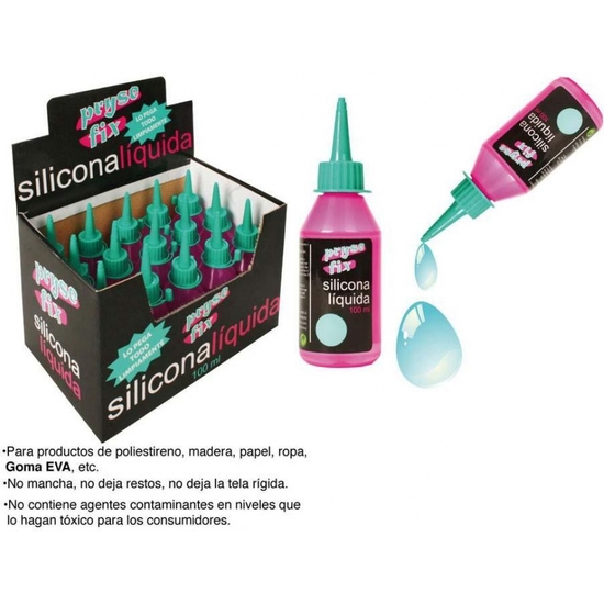 EXPOSITOR 15 SILICONA LÍQUIDA 100 ML GOMA EVA image 0