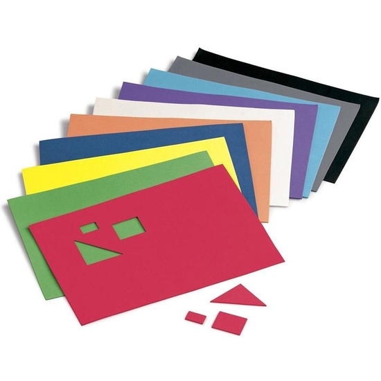 PACK 10 GOMA EVA 20X30 CM COLORES SURTIDOS image 0