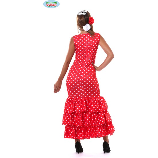DISFRAZ ADULTA FLAMENCA TALLA 42-44 CM image 2