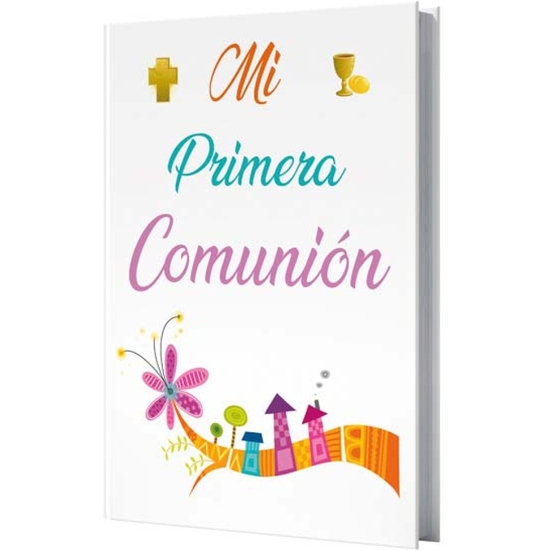 LIBRO PRIMERA COMUNIÓN FOTOS Y RECUERDOS 29X24 CM image 0
