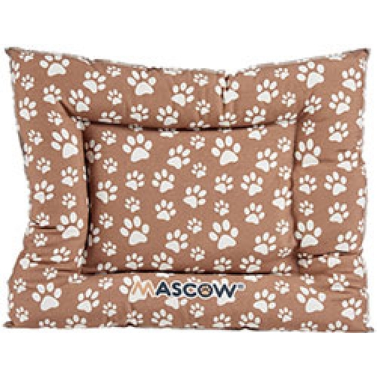 CAMA MASCOTA 55X67 CM HUELLAS SURT 2 COLORES image 0