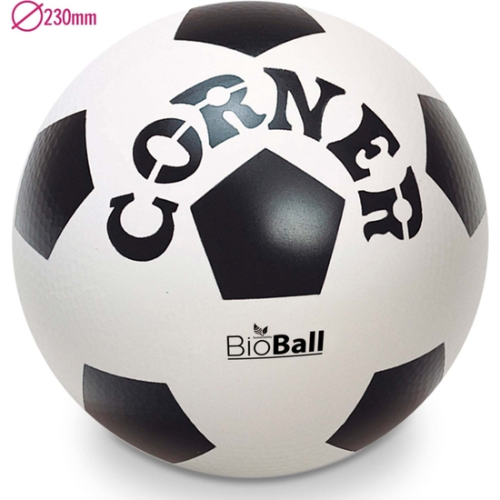 BALÓN FÚTBOL PLÁSTICO CORNER BIO-BALL 230 MM image 0