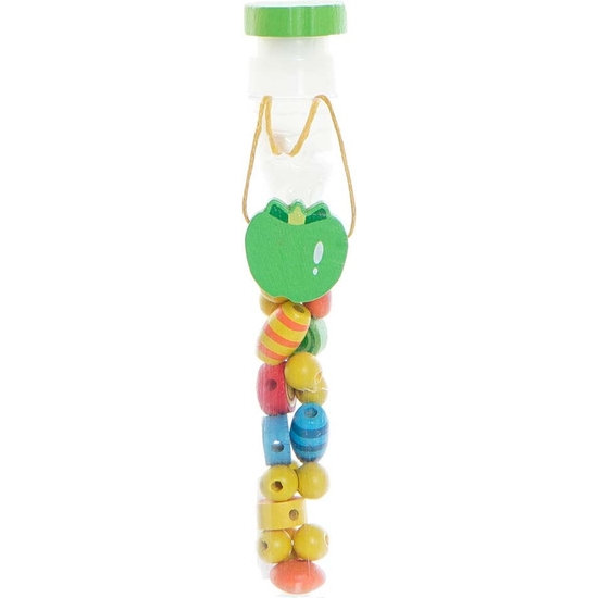 BOTE ABALORIOS MADERA PARA PULSERAS Y COLLARES image 0