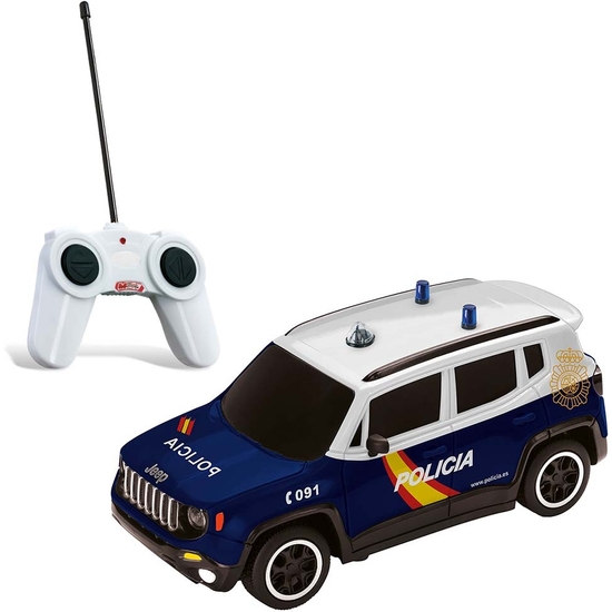 COCHE RADIOCONTROL JEEP POLICÍA 1:24 image 0