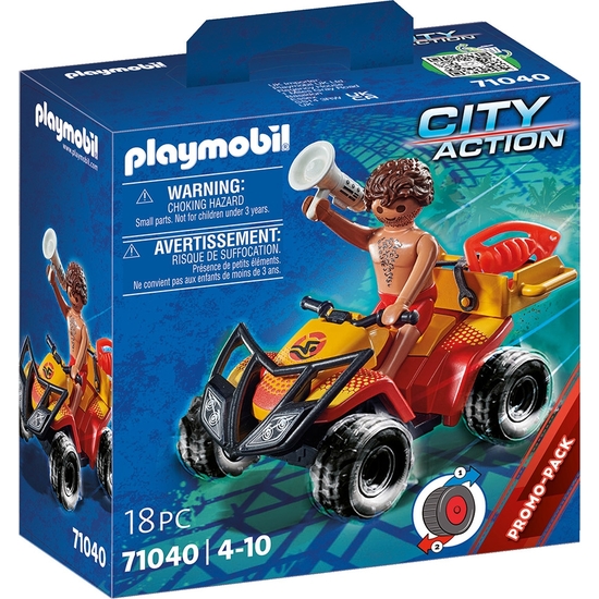 PLAYMOBIL CITY ACTION QUAD DE RESCATE image 0