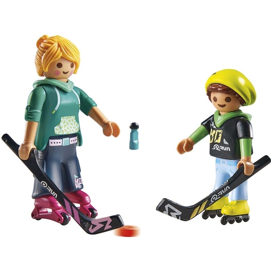 PLAYMOBIL DUOPACK HOCKEY SOBRE PATINES image 1