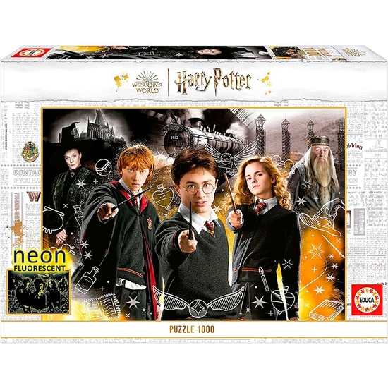 HARRY POTTER PUZZLE NEÓN 1000 PIEZAS image 0