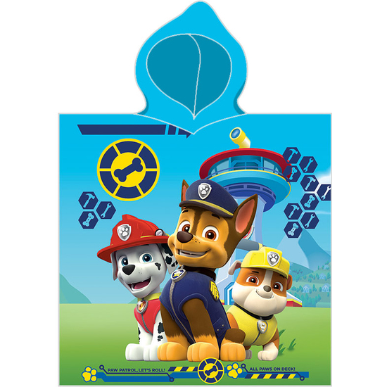 PONCHO DE MICROFIBRA PAW PATROL "FUNDAY" image 2