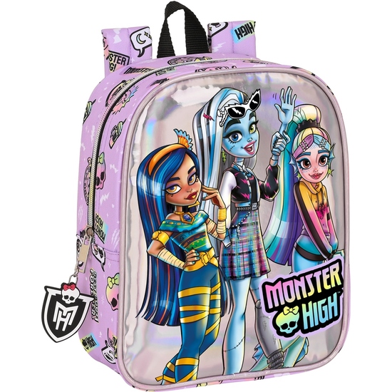 MOCHILA GUARDERIA ADAPT.CARRO MONSTER HIGH "BEST BOOS" image 0