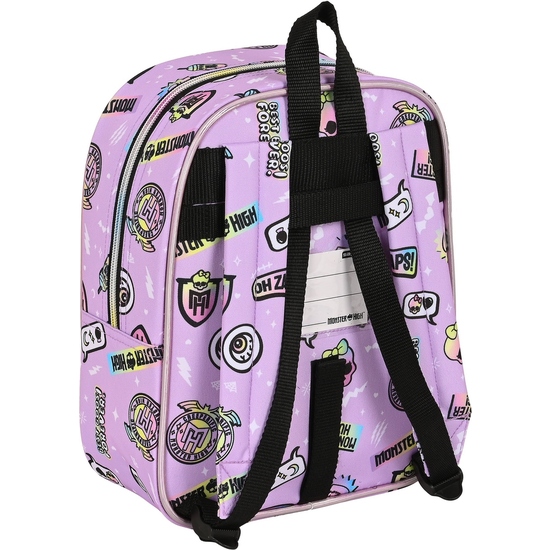 MOCHILA GUARDERIA ADAPT.CARRO MONSTER HIGH "BEST BOOS" image 1