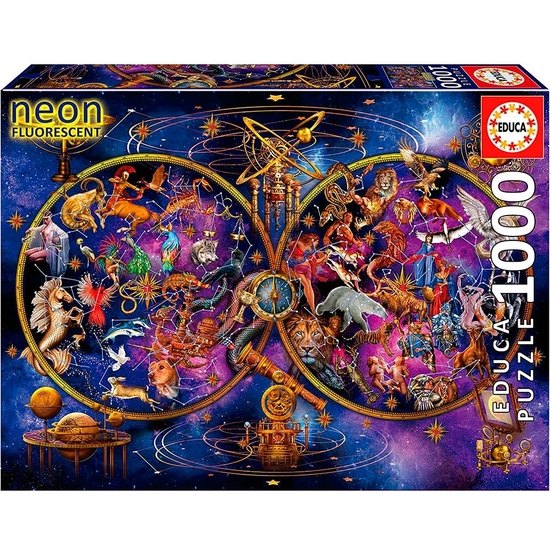 PUZZLE EDUCA NEÓN 1000 PIEZAS CONSTELACIONES image 0