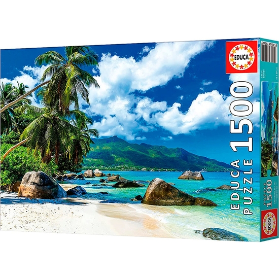 PUZZLE EDUCA 1500 PIEZAS ISLAS SEYCHELLES image 2