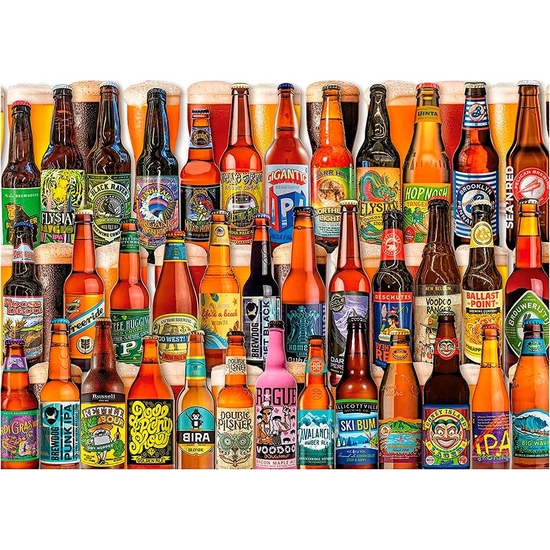 PUZZLE EDUCA 500 PIEZAS CERVEZAS ARTESANALES image 1