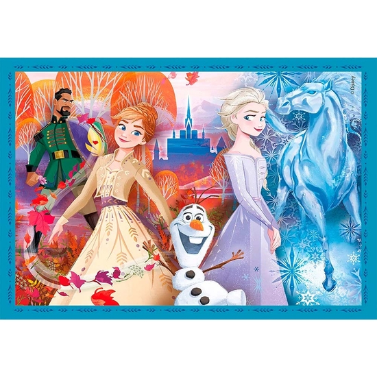 FROZEN 4 PUZZLES EN 1. 12-16-20-24 PIEZAS image 2