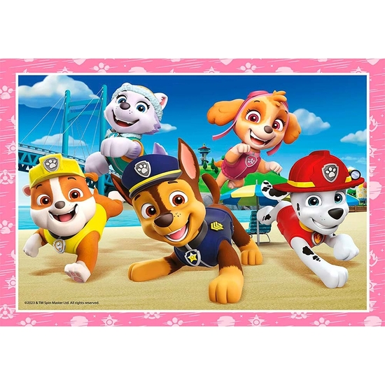 PATRULLA CANINA 4 PUZZLES EN 1. 12-16-20-24 PIEZAS image 3