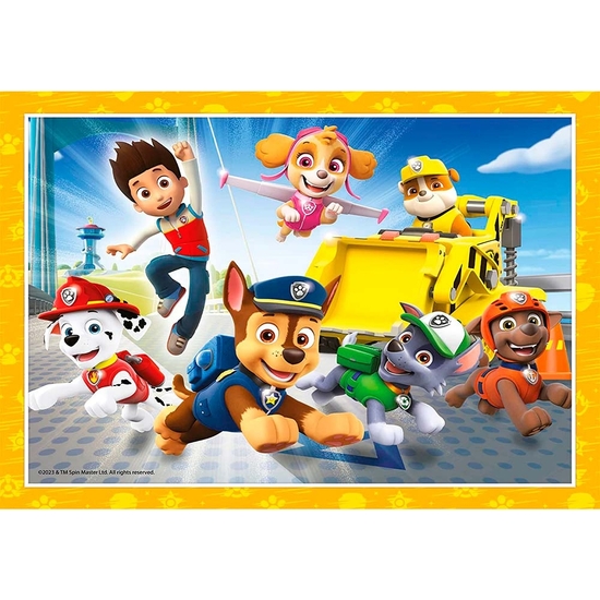 PATRULLA CANINA 4 PUZZLES EN 1. 12-16-20-24 PIEZAS image 4