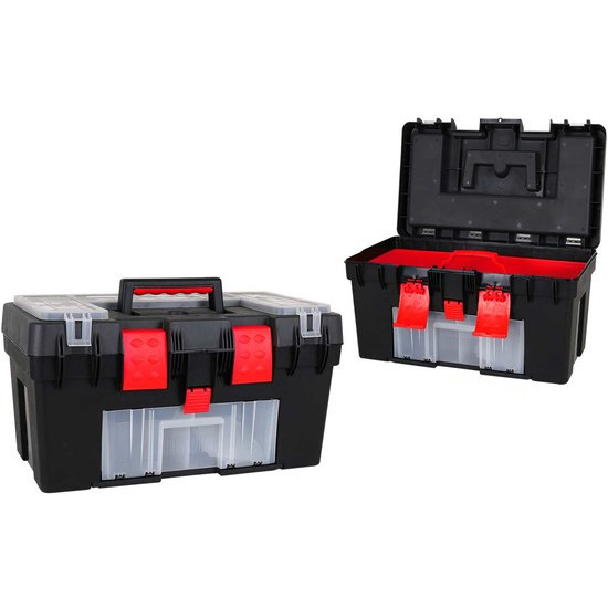 PLASTIC TOOL BOX W/TRY NAPOLES image 1