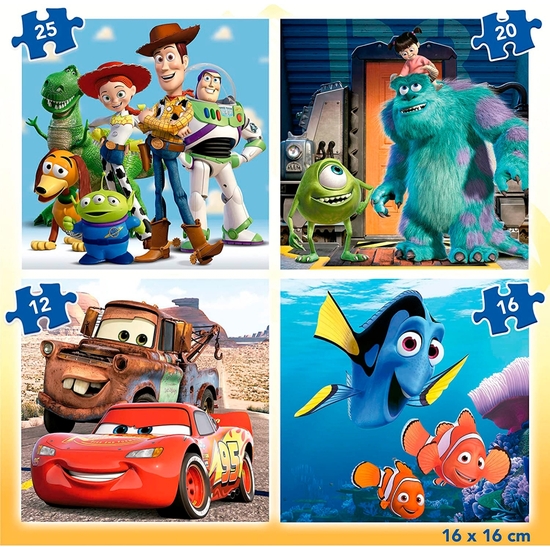 DISNEY PIXAR PUZZLES PROGRESIVOS 12-16-20-25 PIEZAS image 2