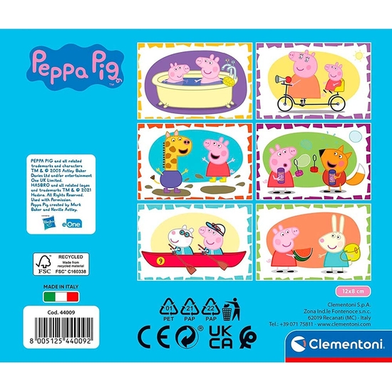 PEPPA PIG ROMPECABEZAS 6 CUBOS ECO image 2