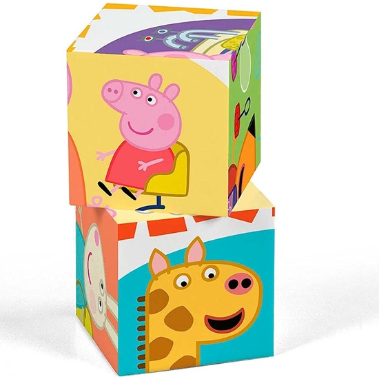PEPPA PIG ROMPECABEZAS 6 CUBOS ECO image 4