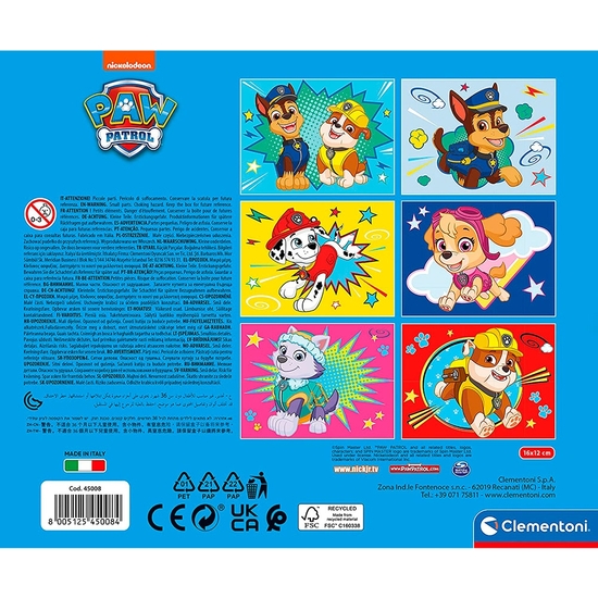 PATRULLA CANINA ROMPECABEZAS 12 CUBOS ECO image 2