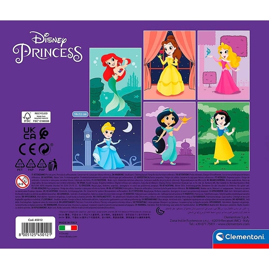 PRINCESAS DISNEY ROMPECABEZAS 12 CUBOS ECO image 2