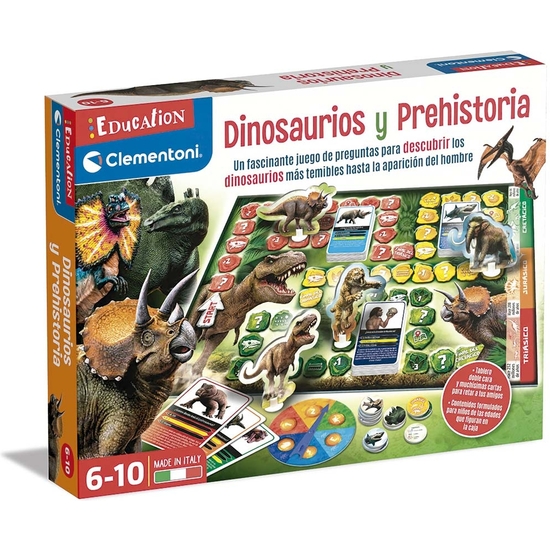 JUGANDO APRENDO DINOSAURIOS Y PREHISTORIA 6-10 AÑOS image 0