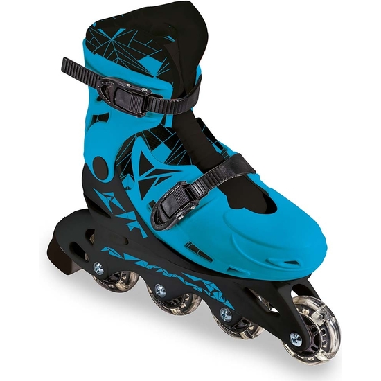 PATINES EN LÍNEA SKATE AZUL TALLA 33-36 image 2