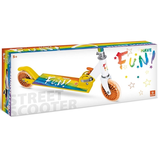 RAINBOW FUN PATINETE 2 RUEDAS ALUMINIO PLEGABLE image 1