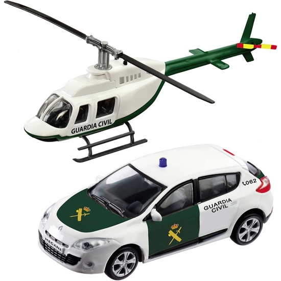 SET HELICÓPTERO + COCHE FUERZAS SEGURIDAD 1:43 image 2