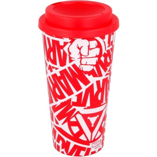 AVENGERS VASO CAFÉ DOBLE PARED 520 ML image 1