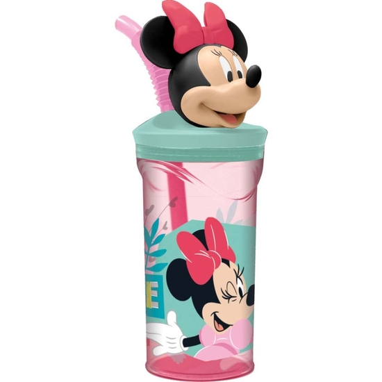 MINNIE VASO PAJITA FIGURA 3D 360 ML image 0