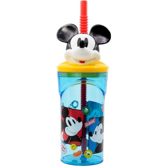 MICKEY VASO PAJITA FIGURA 3D 360 ML image 0