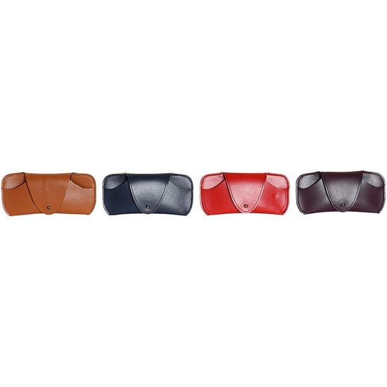 FUNDA DE GAFAS POLIPIEL 4 COLORES SURTIDOS 17X8X3 image 2