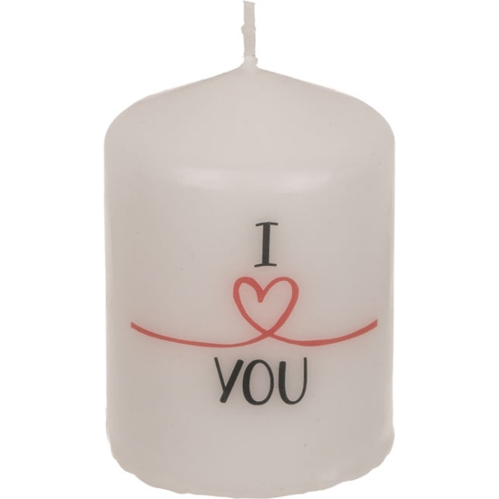 VELA I LOVE YOU EN CAJA 6X8 CM image 0