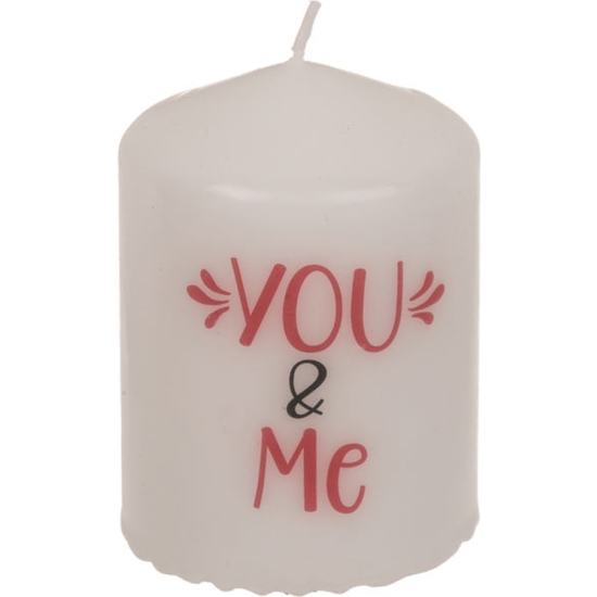 VELA LOVE YOU & ME EN CAJA 6X8 CM image 0